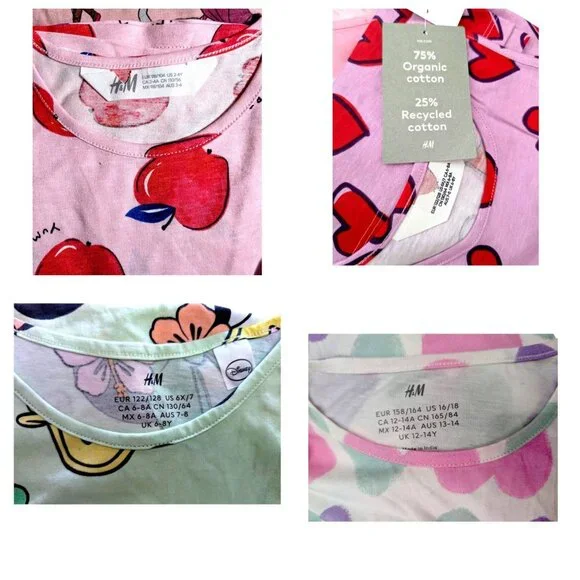 H&M Big Yellow Unicorn Sleeveless dress 100% Cotton Sting free size 2T NWT - Picture 6 of 6